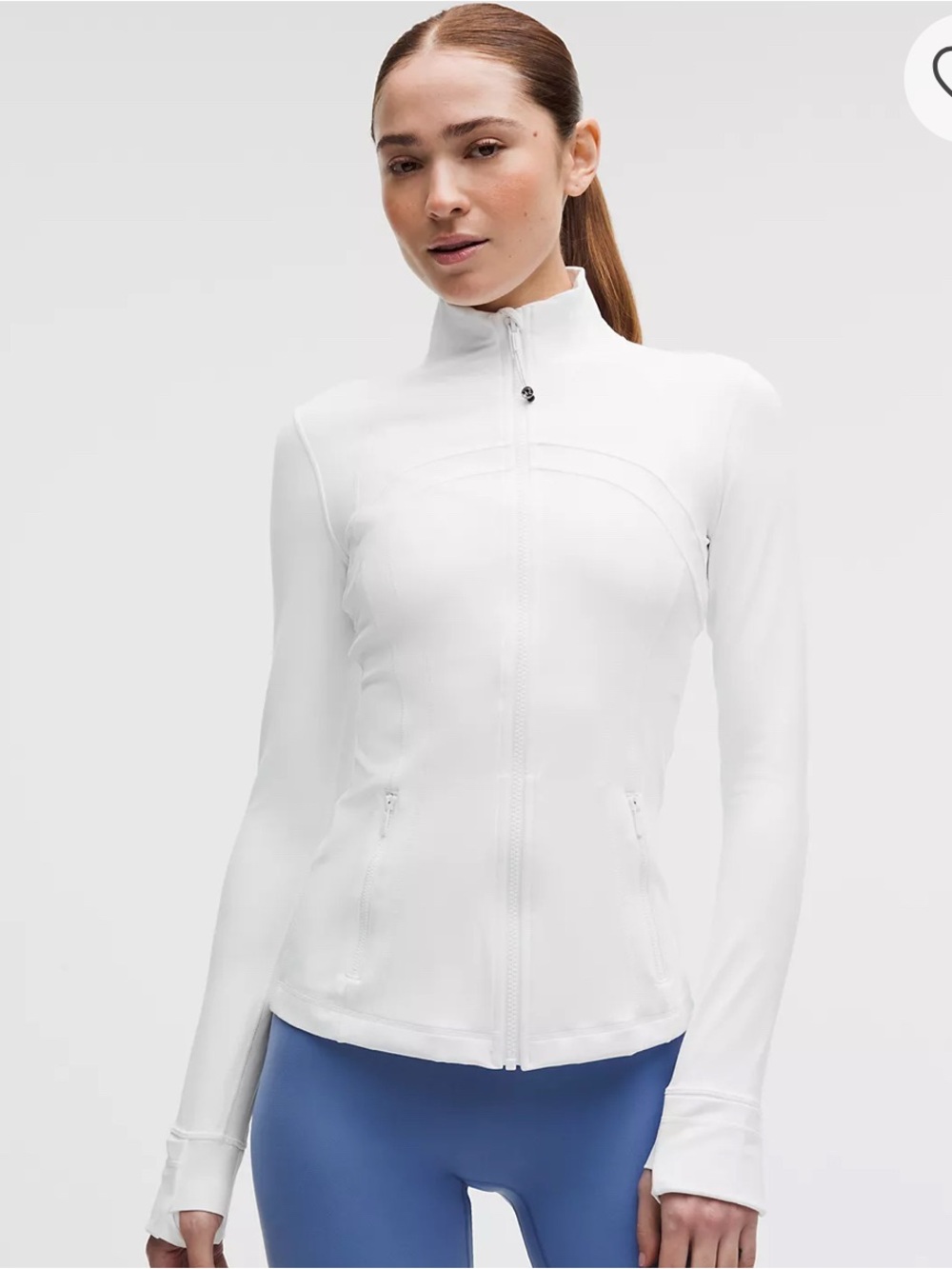 Lululemon White Define Jacket